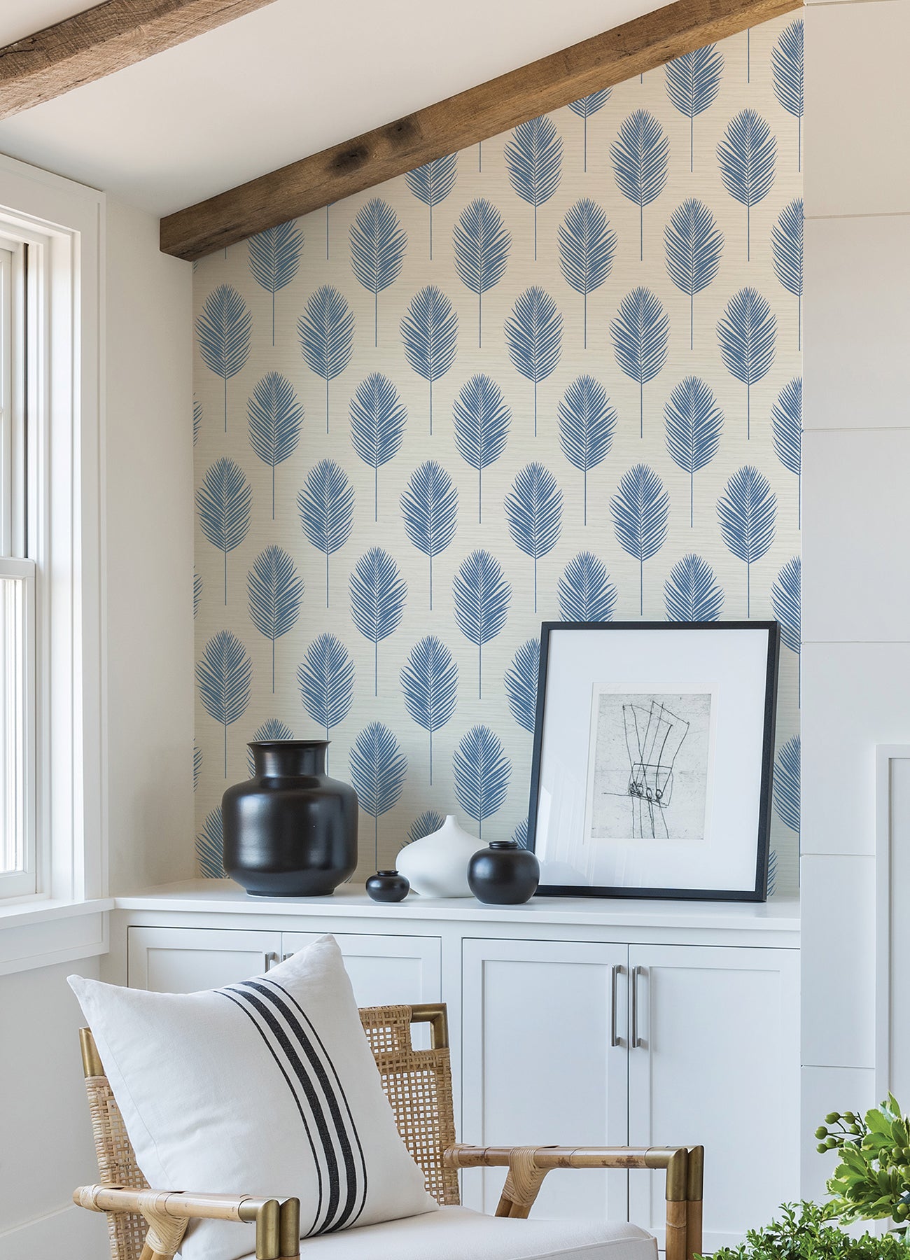 Bali Coral Fern Wallpaper Wallpaper A-Street Prints   