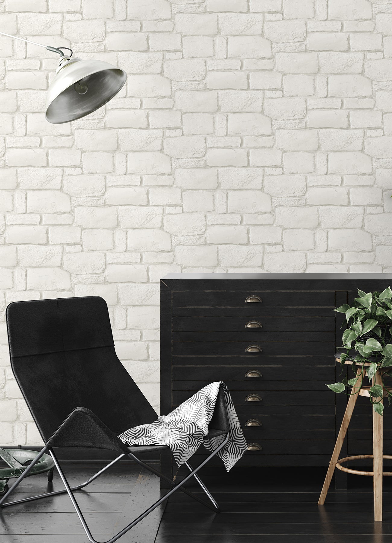 Casablanca Stone Wallpaper Wallpaper A-Street Prints   