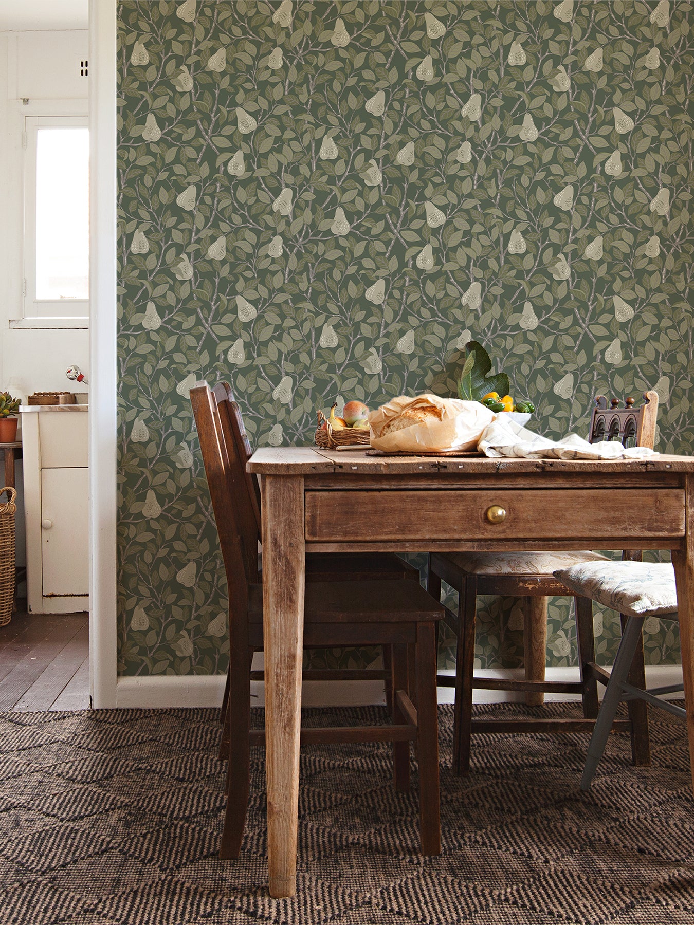 Pirum Pear Wallpaper Wallpaper A-Street Prints   