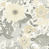 Victoria Pastel Floral Nouveau Wallpaper Wallpaper A-Street Prints Double Roll Pastel 
