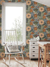 Victoria Pastel Floral Nouveau Wallpaper Wallpaper A-Street Prints   