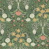 Froso Garden Damask Wallpaper Wallpaper A-Street Prints Double Roll Green 