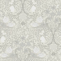 Froso Garden Damask Wallpaper Wallpaper A-Street Prints Double Roll Light Grey 