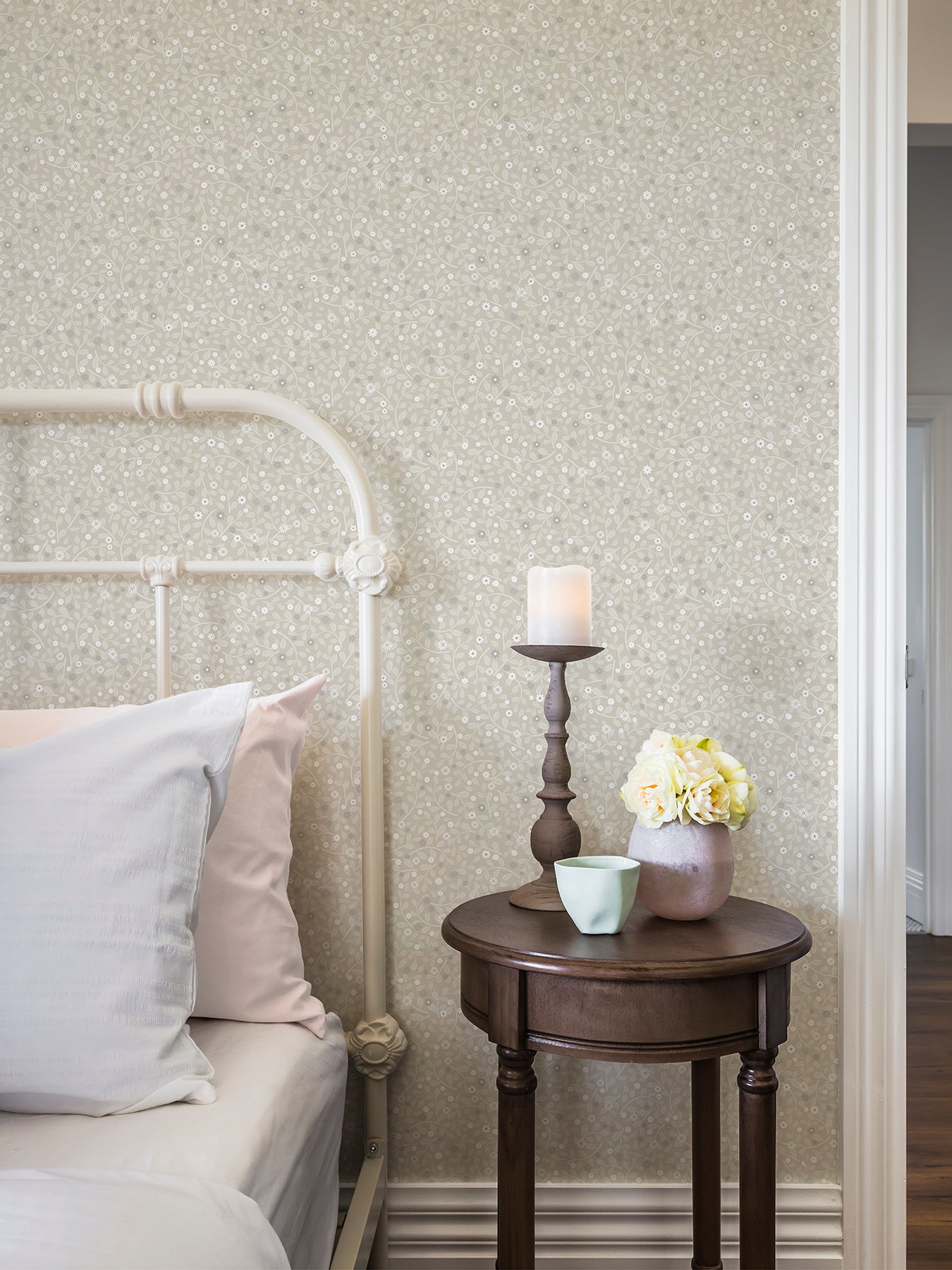 Hummelvik Light Daisy Trail Wallpaper Wallpaper A-Street Prints   