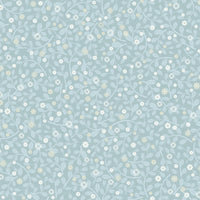 Hummelvik Light Daisy Trail Wallpaper Wallpaper A-Street Prints Double Roll Blue 