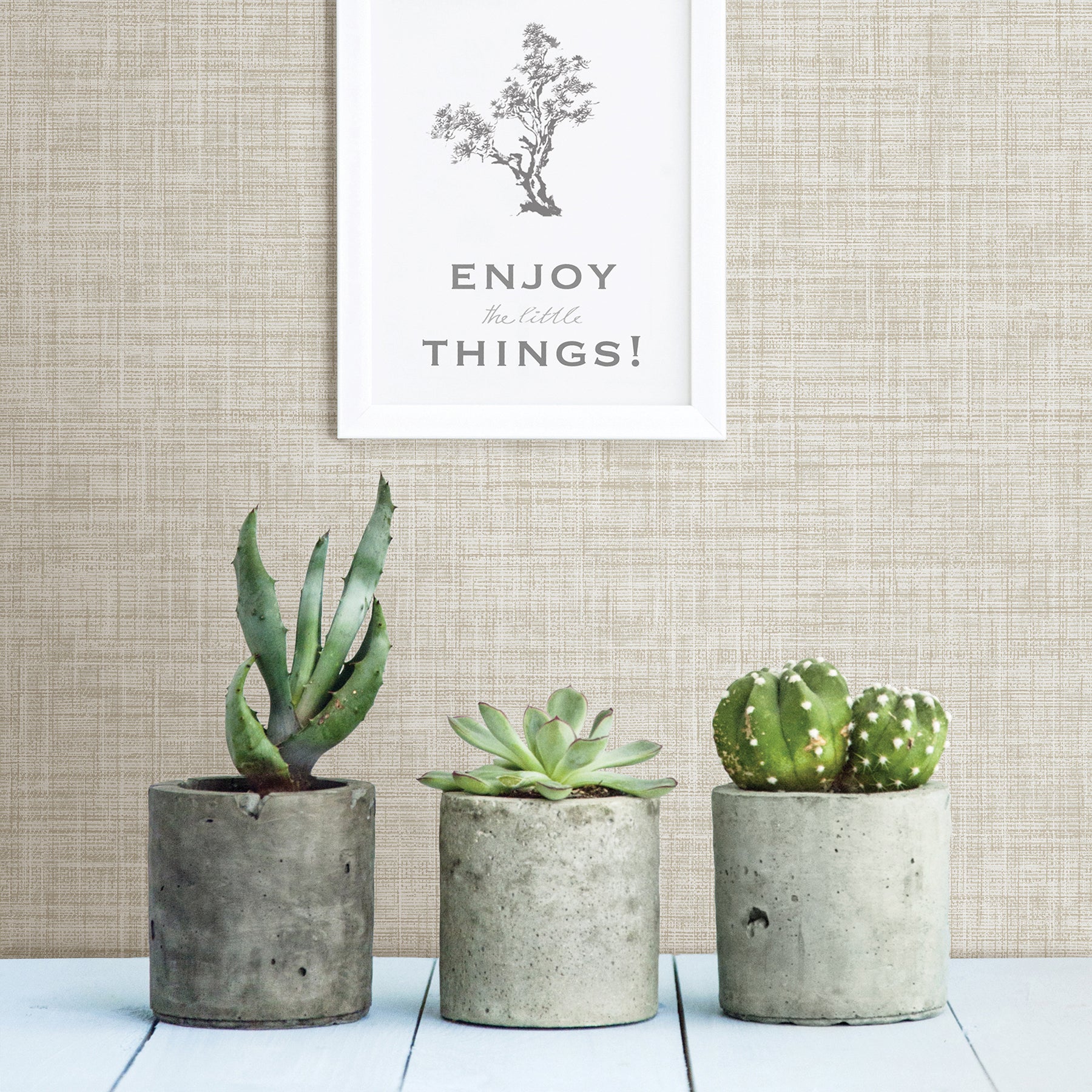 Tuckernuck Linen Wallpaper Wallpaper A-Street Prints   
