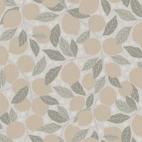 Lemona Fruit Tree Wallpaper Wallpaper A-Street Prints Double Roll Grey 