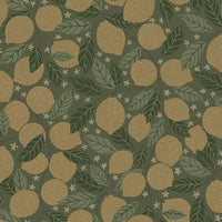 Lemona Fruit Tree Wallpaper Wallpaper A-Street Prints Double Roll Green 