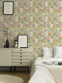 Brittsommar Woodland Floral Wallpaper Wallpaper A-Street Prints   