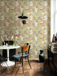Brittsommar Woodland Floral Wallpaper Wallpaper A-Street Prints   