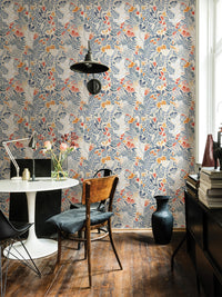 Brittsommar Woodland Floral Wallpaper Wallpaper A-Street Prints   