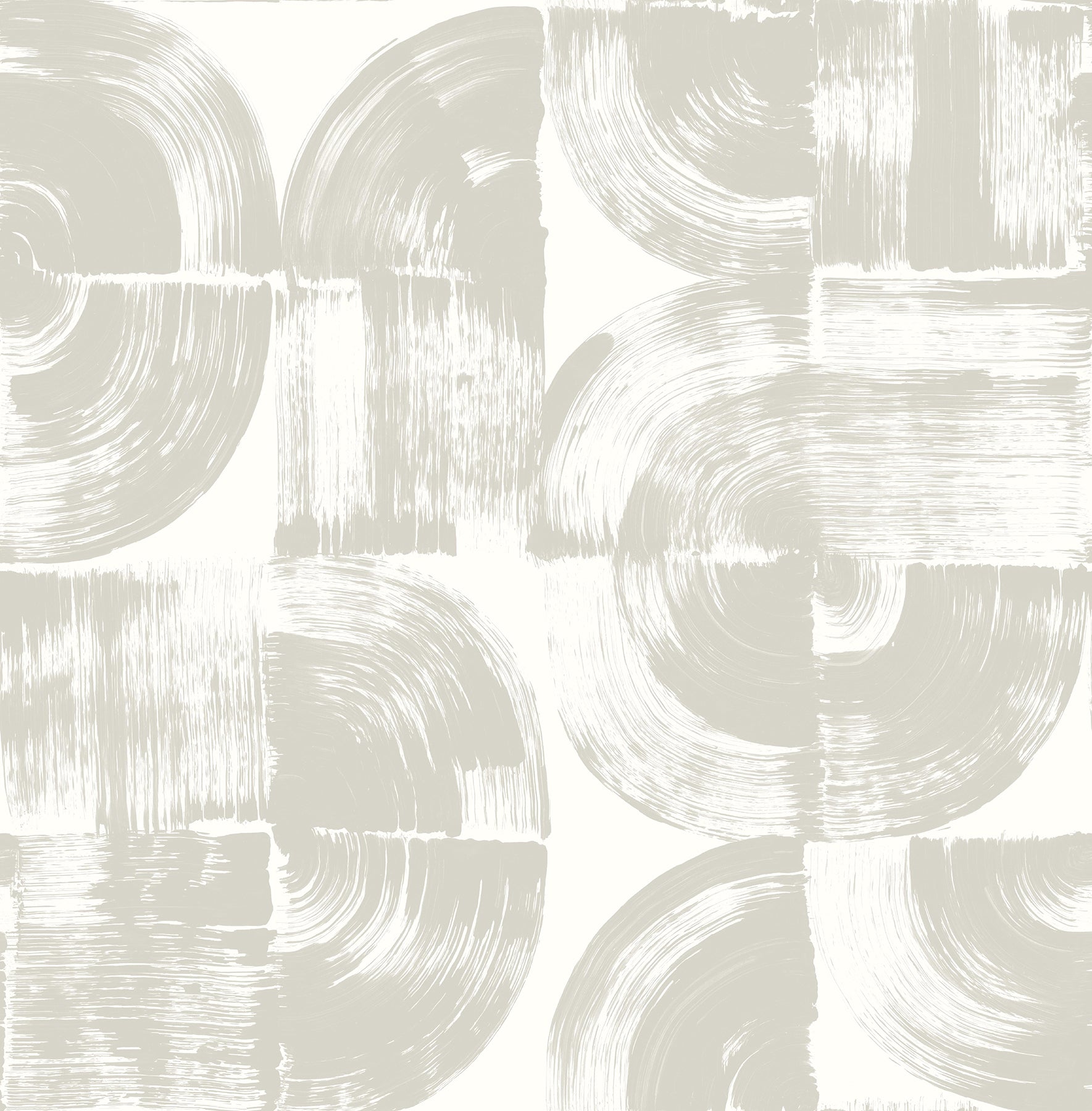 Giulietta Painterly Geometric Wallpaper Wallpaper A-Street Prints Double Roll Light Grey 