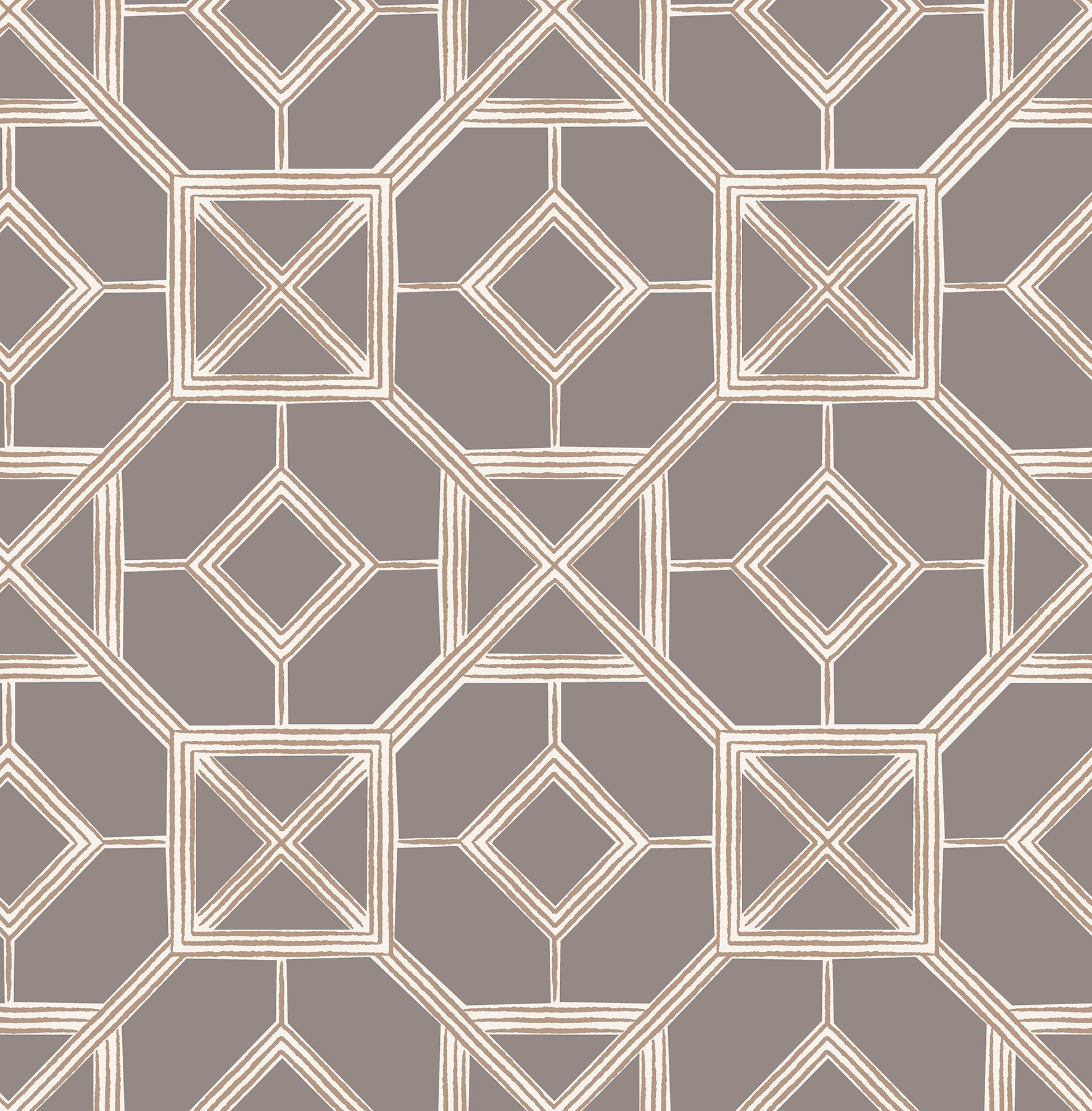 Livia Trellis Wallpaper Wallpaper A-Street Prints Double Roll Mauve 