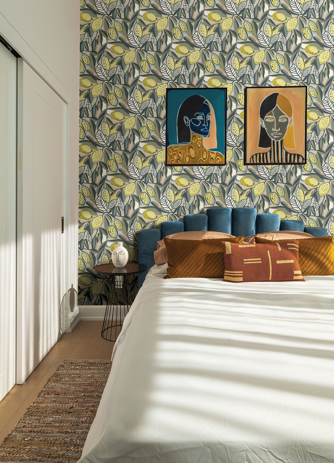 Meyer Chartreuse Citrus Wallpaper Wallpaper A-Street Prints   