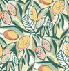 Meyer Chartreuse Citrus Wallpaper Wallpaper A-Street Prints Double Roll Peach 
