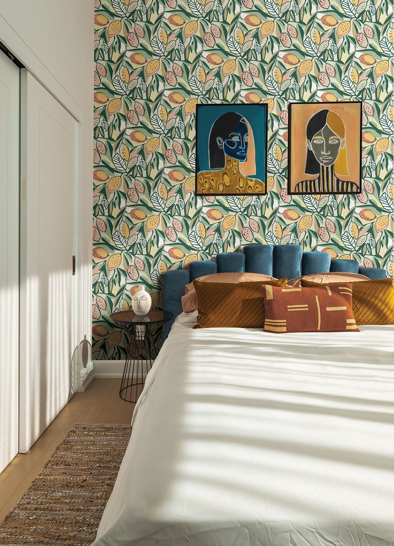 Meyer Chartreuse Citrus Wallpaper Wallpaper A-Street Prints   