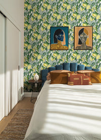 Meyer Chartreuse Citrus Wallpaper Wallpaper A-Street Prints   