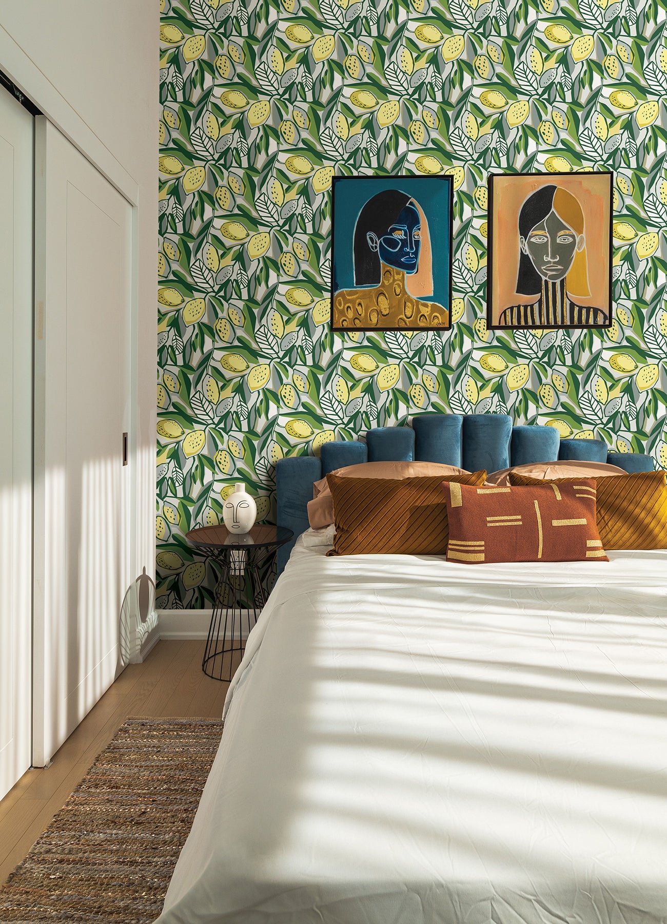 Meyer Chartreuse Citrus Wallpaper Wallpaper A-Street Prints   