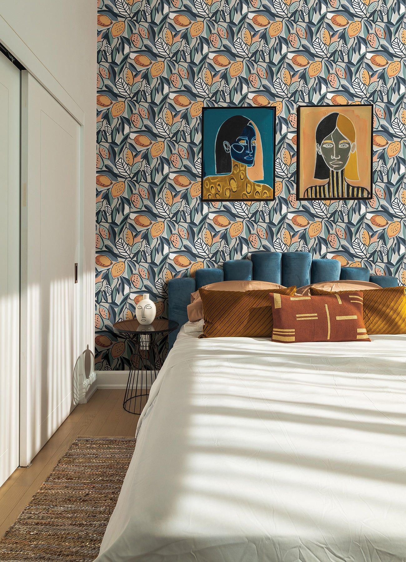 Meyer Chartreuse Citrus Wallpaper Wallpaper A-Street Prints   