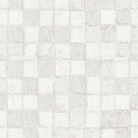 Varak Platinum Checkerboard Wallpaper Wallpaper A-Street Prints Double Roll Platinum 