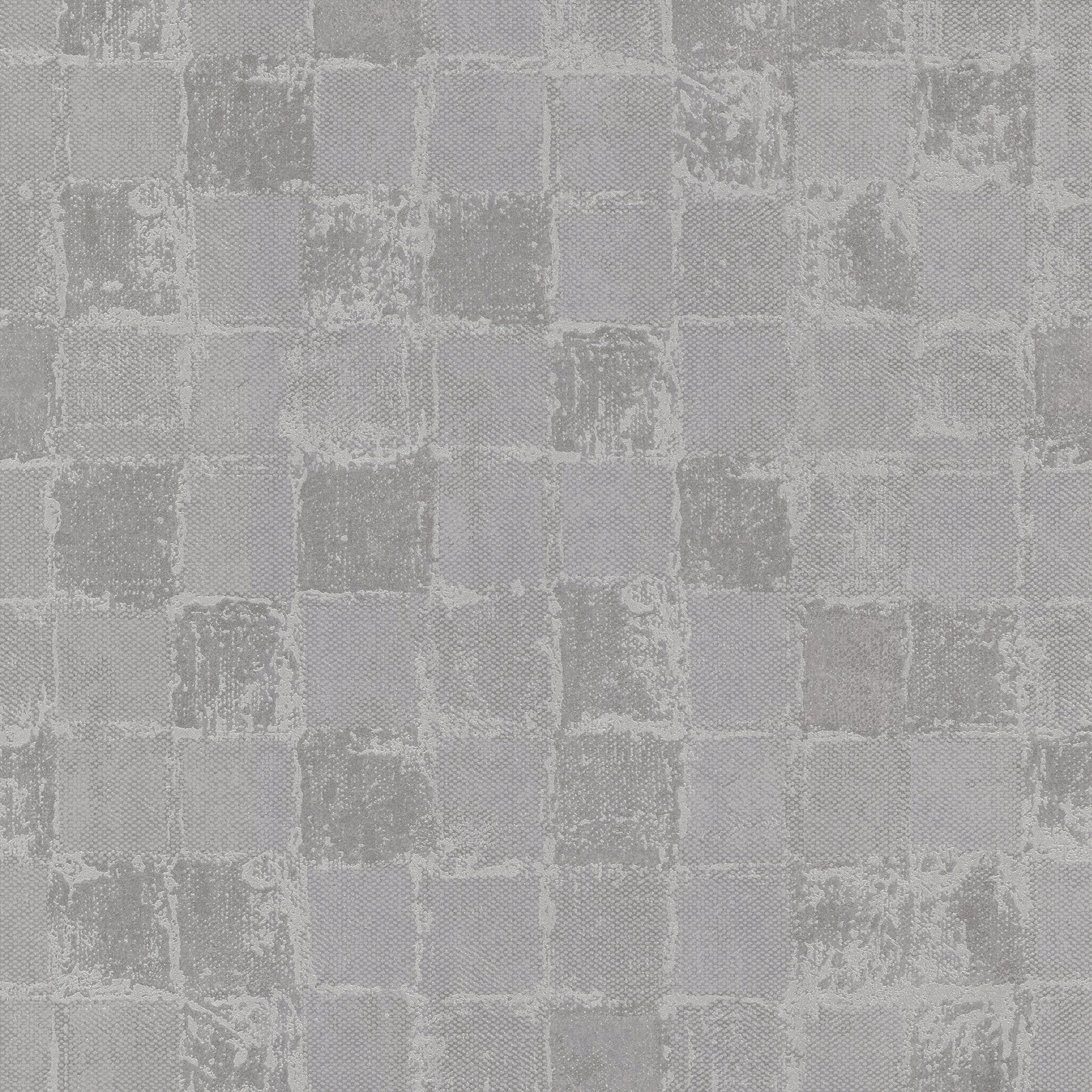 Varak Platinum Checkerboard Wallpaper Wallpaper A-Street Prints Double Roll Silver 