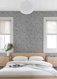Varak Platinum Checkerboard Wallpaper Wallpaper A-Street Prints   