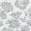 Kala Light Floral Wallpaper Wallpaper A-Street Prints Double Roll Light Blue 