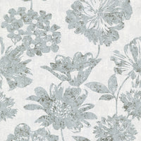 Kala Light Floral Wallpaper Wallpaper A-Street Prints Double Roll Light Blue 