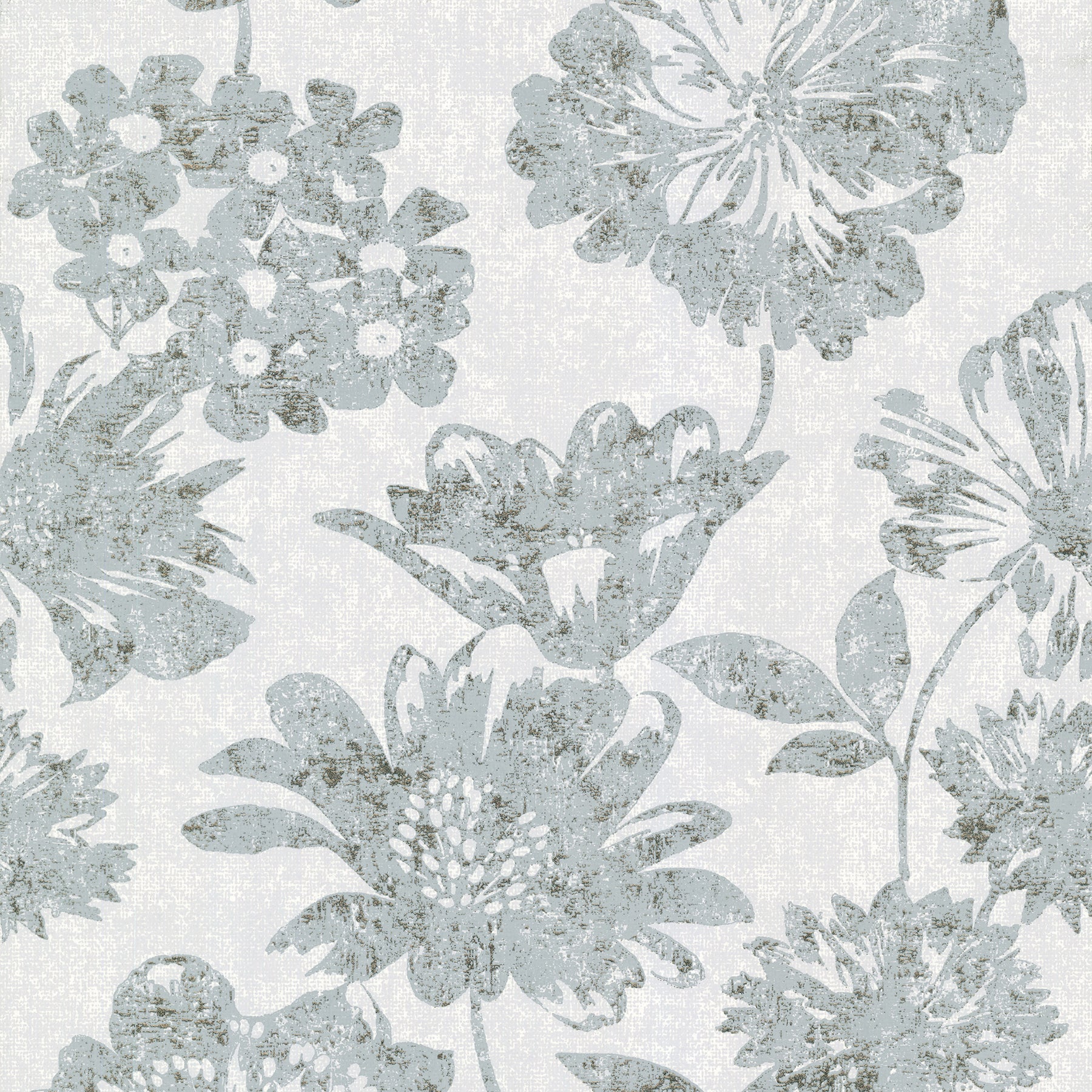 Kala Light Floral Wallpaper Wallpaper A-Street Prints Double Roll Light Blue 