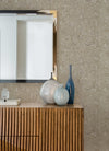 Kulta Pewter Cemented Wallpaper Wallpaper A-Street Prints   
