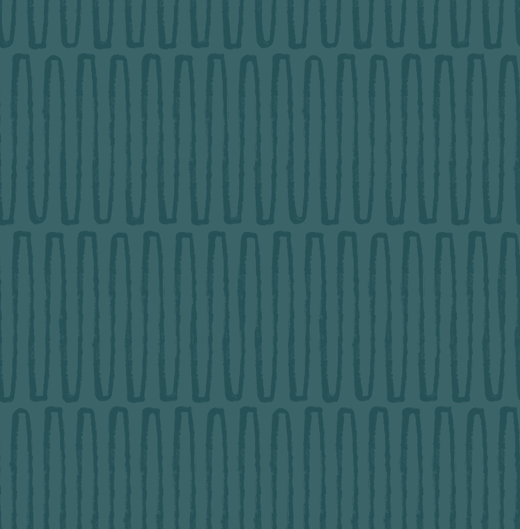 Lars Mustard Retro Wave Wallpaper Wallpaper A-Street Prints Double Roll Teal 