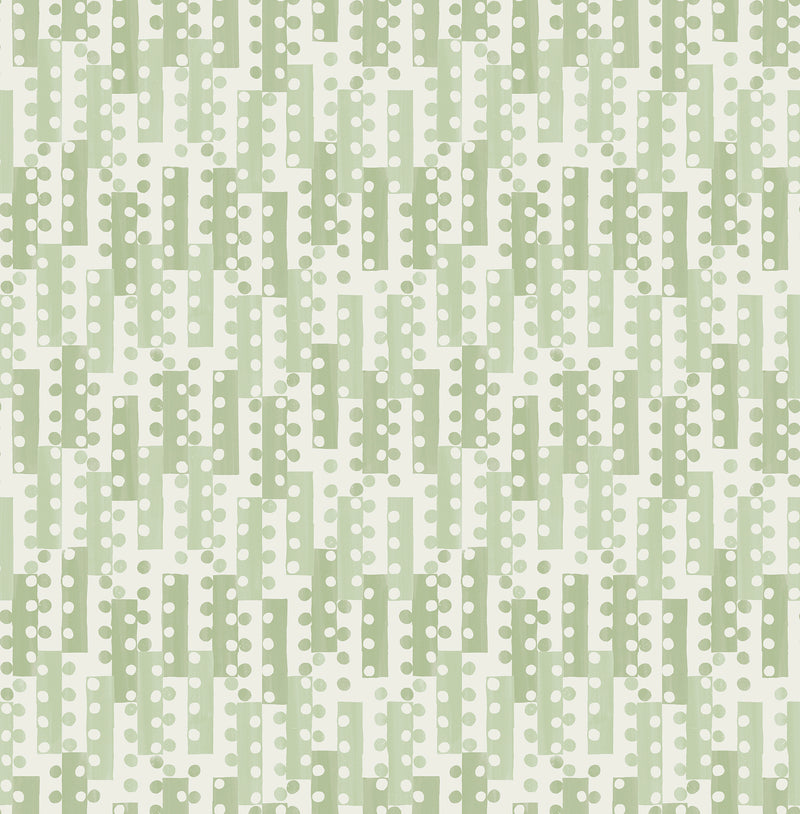 Erik Building Blocks Wallpaper Wallpaper A-Street Prints Double Roll Green 