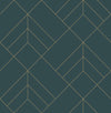 Sander Light Geometric Wallpaper Wallpaper A-Street Prints Double Roll Slate 