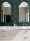 Sander Light Geometric Wallpaper Wallpaper A-Street Prints   