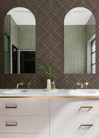Sander Light Geometric Wallpaper Wallpaper A-Street Prints   