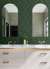 Sander Light Geometric Wallpaper Wallpaper A-Street Prints   