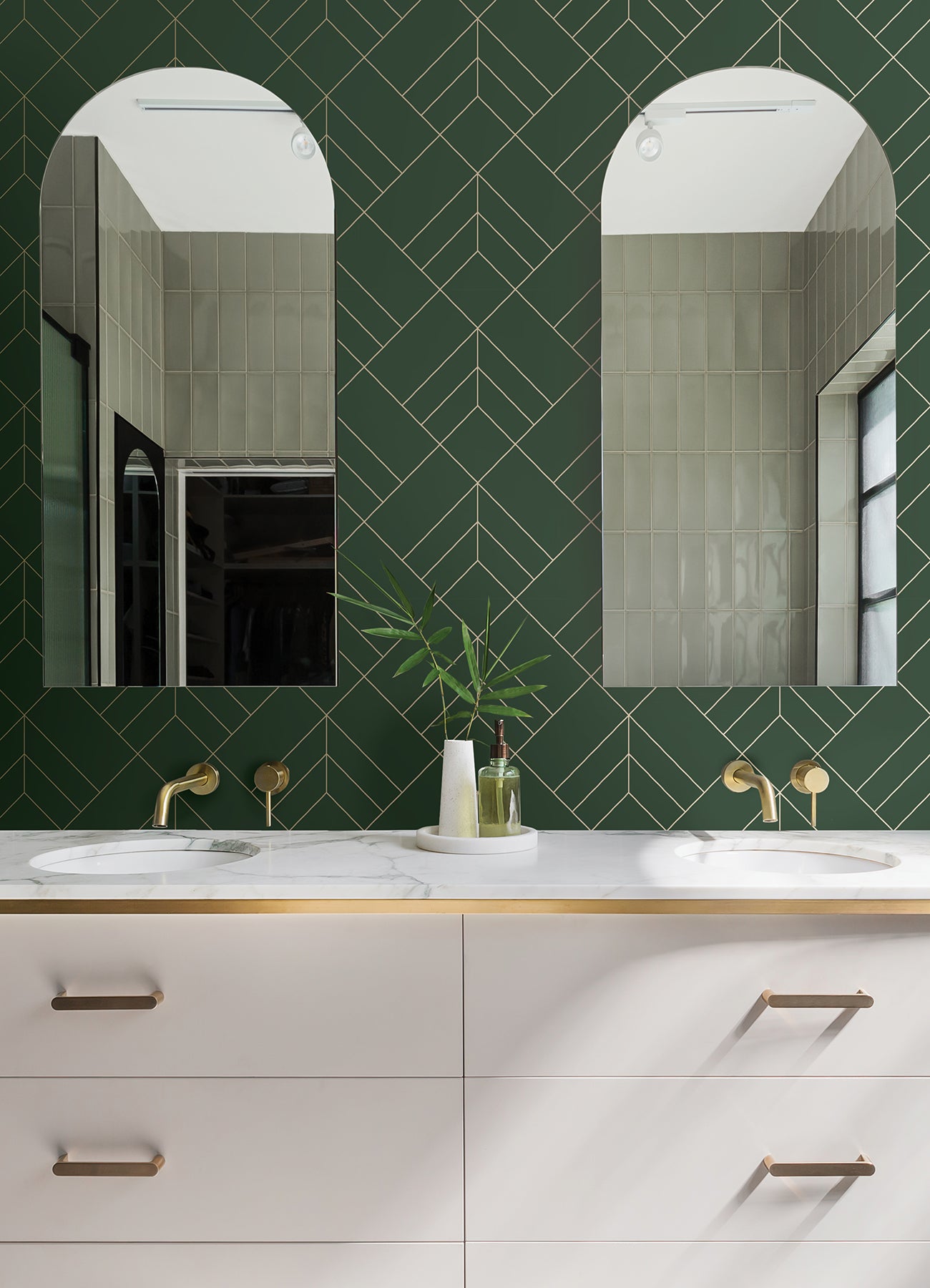 Sander Light Geometric Wallpaper Wallpaper A-Street Prints   