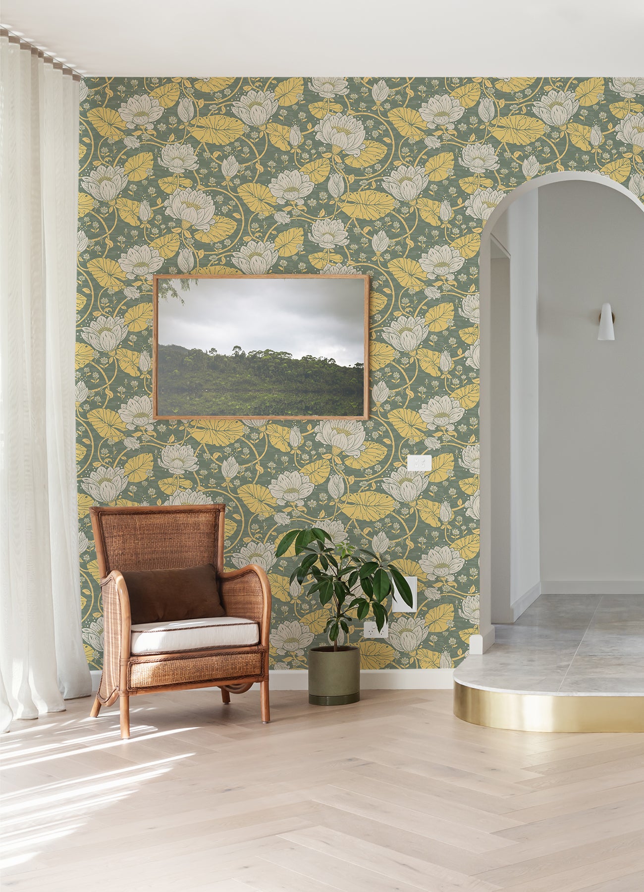 Eva Lotus Dreams Wallpaper Wallpaper A-Street Prints   