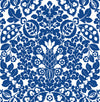 Marni Fruit Damask Wallpaper Wallpaper A-Street Prints Double Roll Blue 