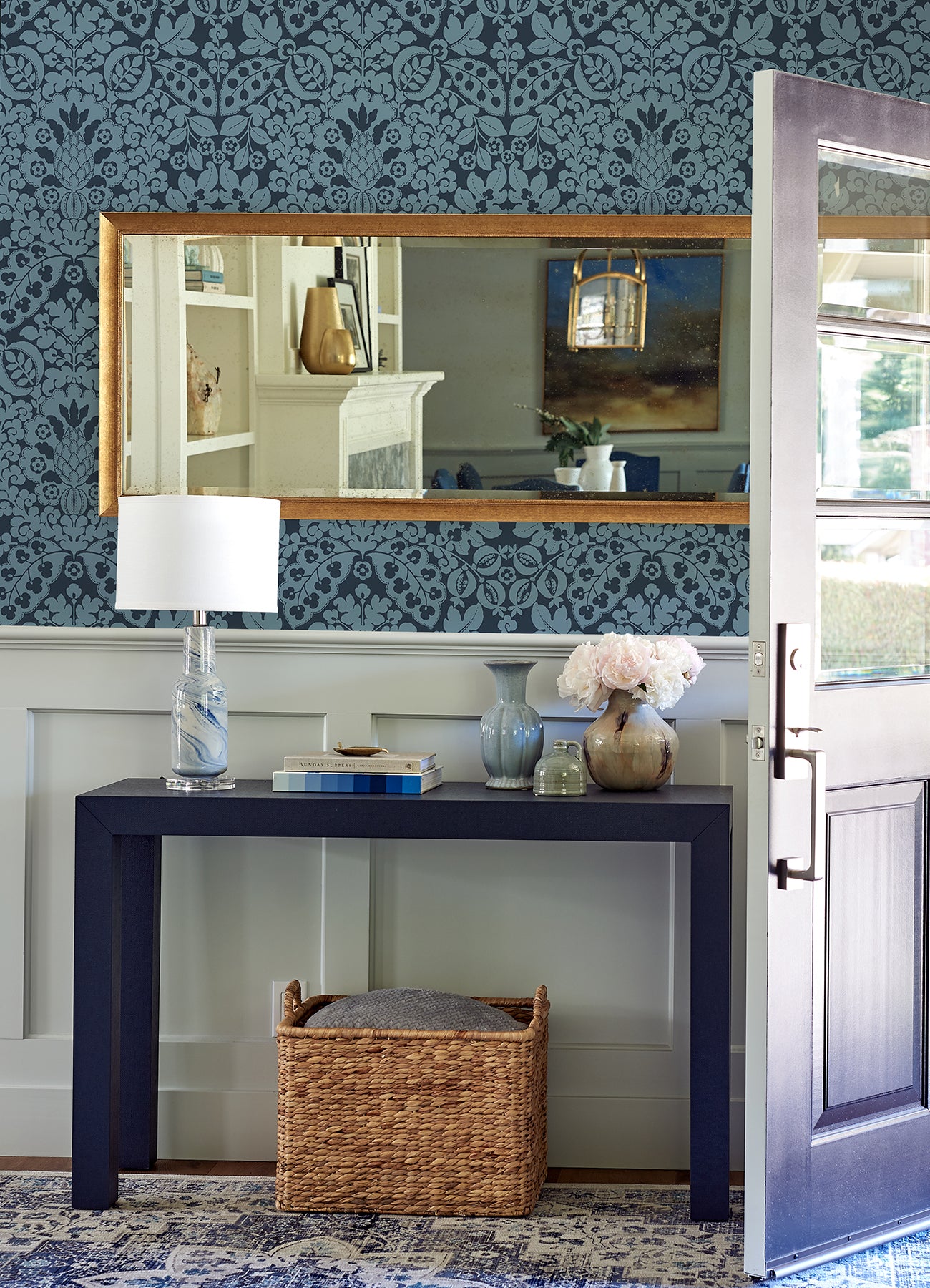 Marni Fruit Damask Wallpaper Wallpaper A-Street Prints   