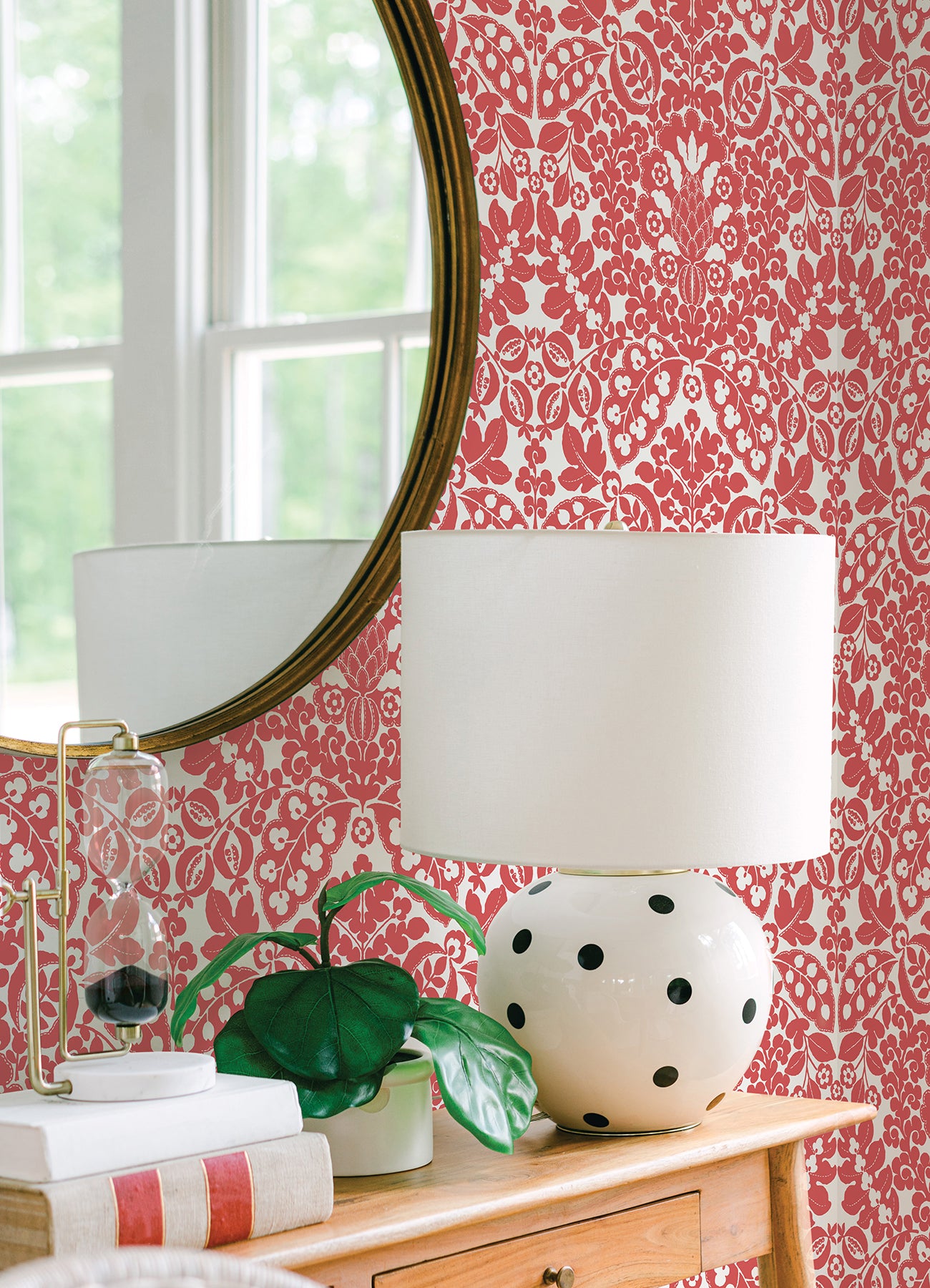 Marni Fruit Damask Wallpaper Wallpaper A-Street Prints   