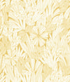 Bannon Leaves Wallpaper Wallpaper A-Street Prints Double Roll Yellow 