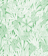 Bannon Leaves Wallpaper Wallpaper A-Street Prints Double Roll Green 