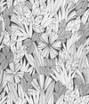 Bannon Leaves Wallpaper Wallpaper A-Street Prints Double Roll Black 