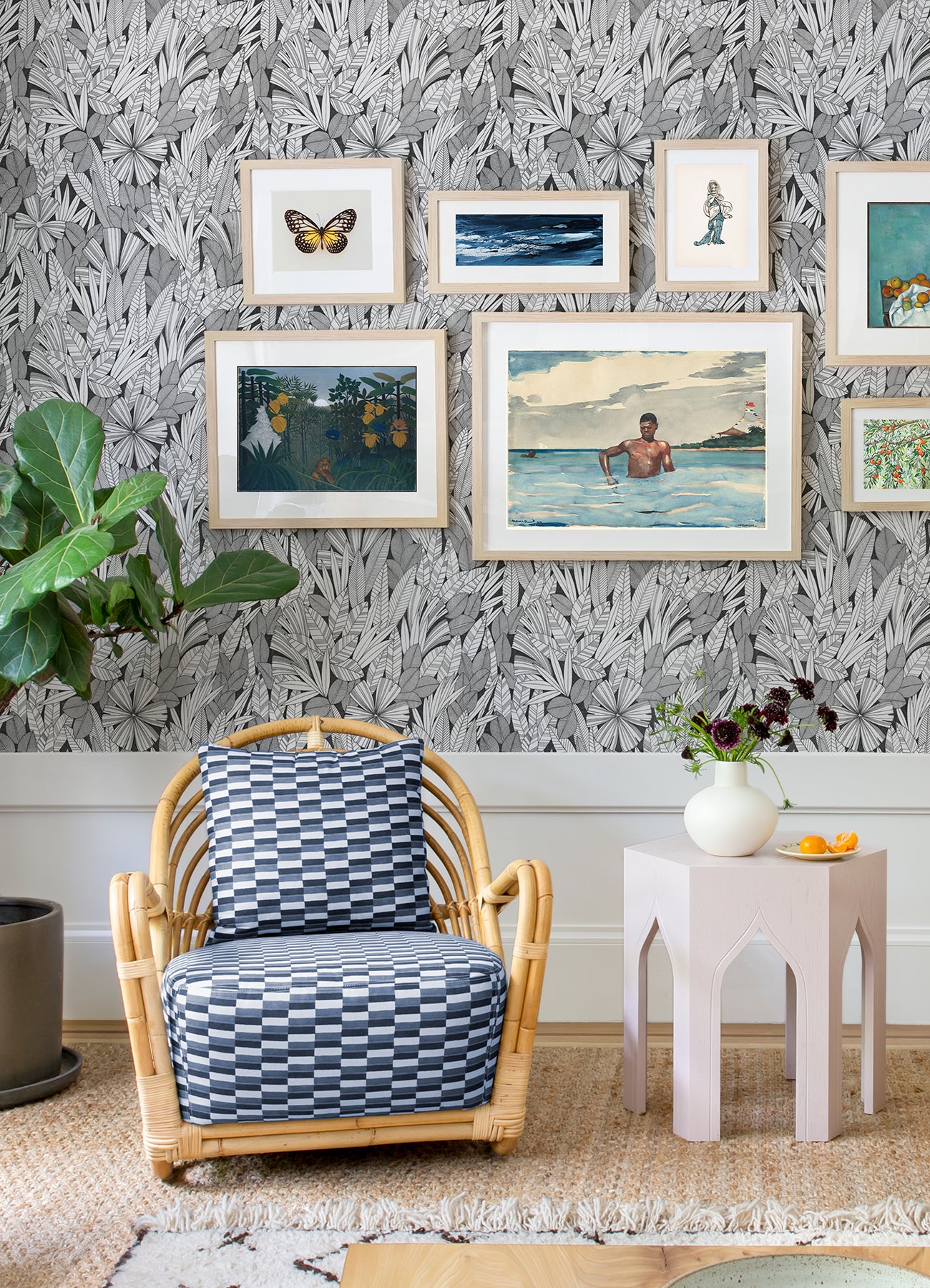 Bannon Leaves Wallpaper Wallpaper A-Street Prints   