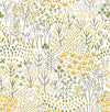 Chilton Wildflowers Wallpaper Wallpaper A-Street Prints Double Roll Yellow 