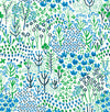 Chilton Wildflowers Wallpaper Wallpaper A-Street Prints Double Roll Blue 