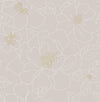 Gardena Sea Green Embroidered Floral Wallpaper Wallpaper A-Street Prints Double Roll Lavender 