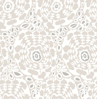 Divine Slate Abstract Medallion Wallpaper Wallpaper A-Street Prints Double Roll Grey 