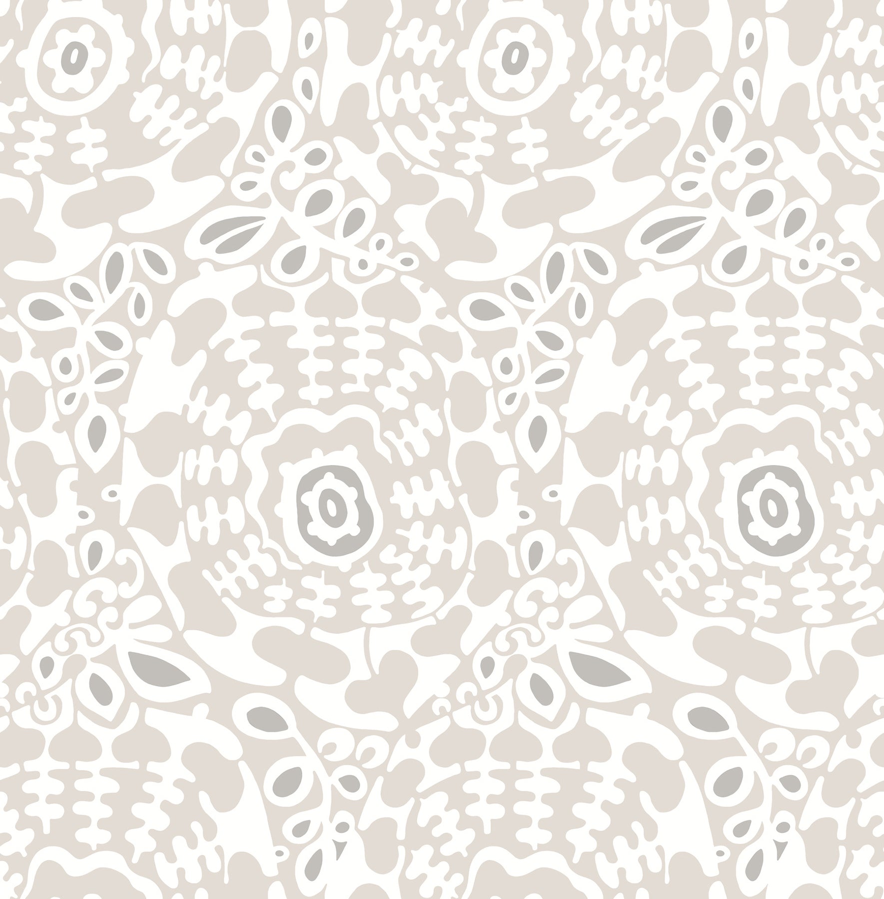 Divine Slate Abstract Medallion Wallpaper Wallpaper A-Street Prints Double Roll Grey 